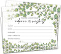 Advice And Wishes Cards, Leaf Theme Advice Cards by Unknown