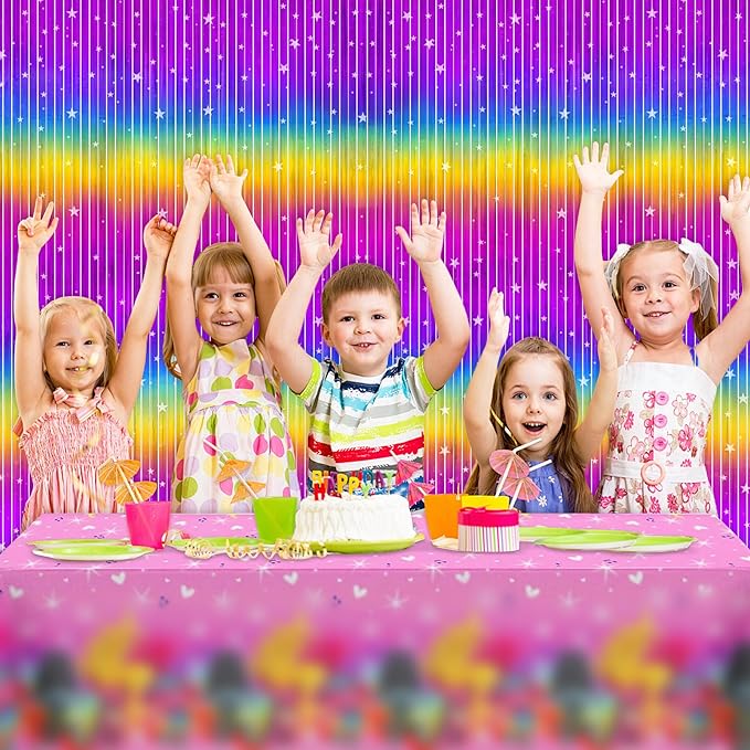 Rainbow Streamers Party Decorations - Image 5