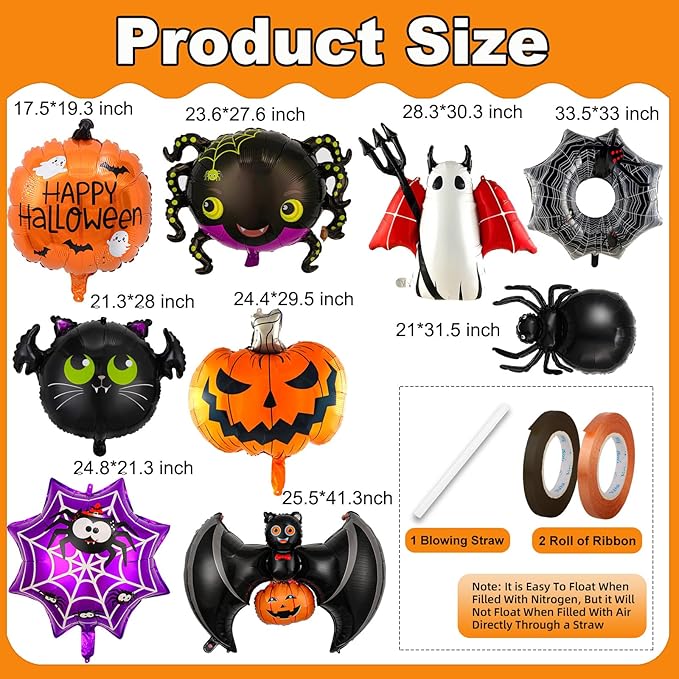 Halloween Balloons Set - Image 3