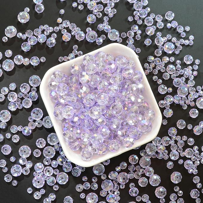 1200Pcs 4mm Crystal Glass Beads - Image 3