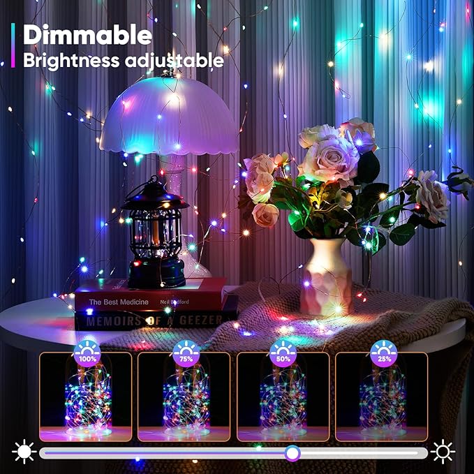 1 Pack 32.8 Ft. Battery Operated Outdoor String Lights - Image 7