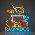 CNBEYOUNG Raspados Neon Sign, Neon Lights Hanging Wall Art Decoration by CNBEYOUNG