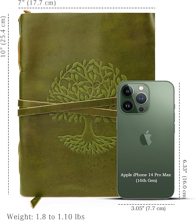 LUXEORIA Tree Of Life Leather Journal - Image 2