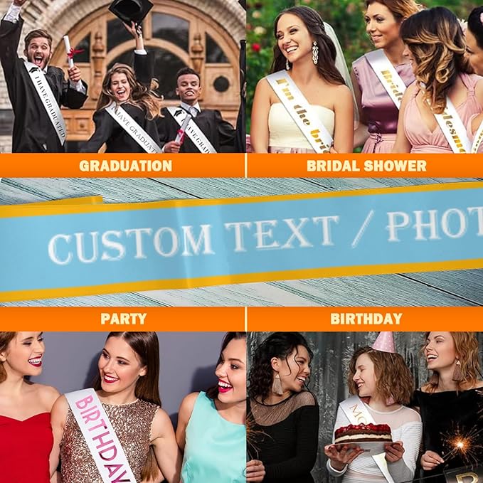 Custom Sash, Personalized Birthday Sash - Image 6