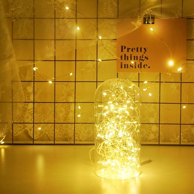 15 Pack Fairy Lights Battery Operated, 6.6ft 20 LED Mason Jar Lights Silver - Image 5