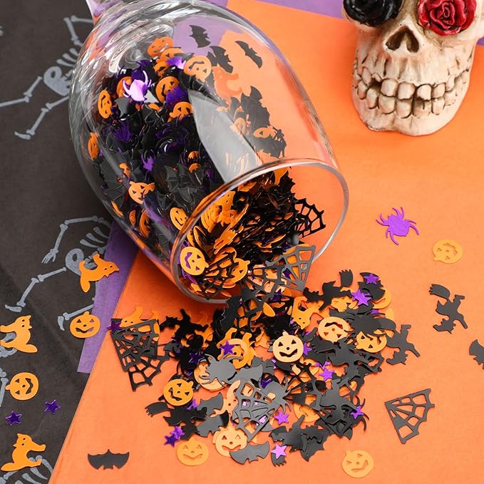 MARFOREVER Halloween Confetti Glitter Table Decorations Party Scatter Table - Image 7