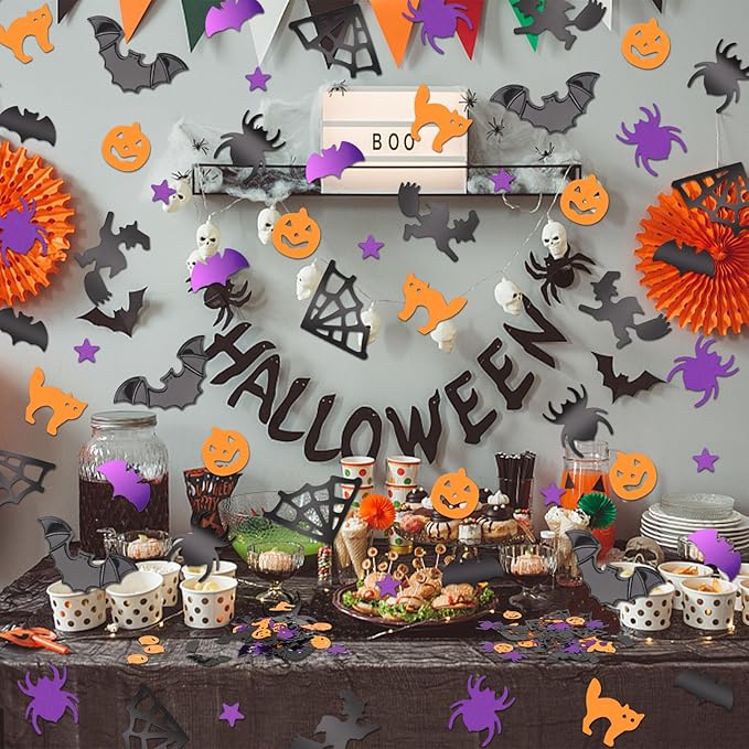 MARFOREVER Halloween Confetti Glitter Table Decorations Party Scatter Table - Image 5