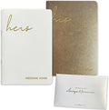 Vow Books His and Hers Wedding Vow Books by WeddingGiftsWedding
