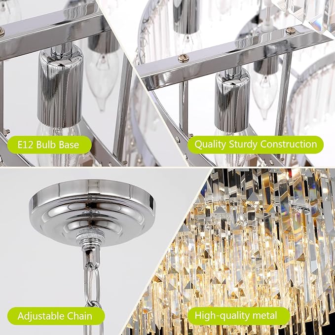 Crystal Chandelier Lighting 31'' - Image 5