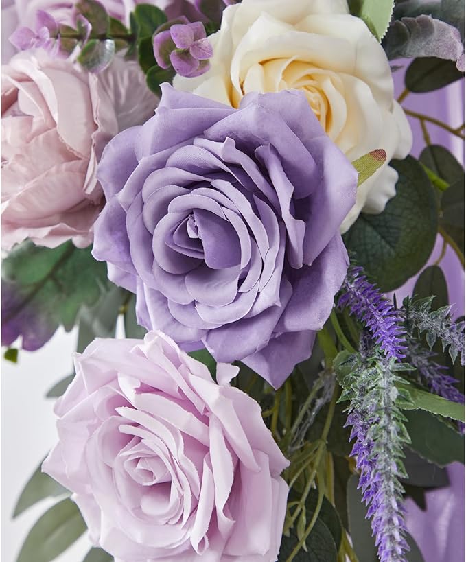 Wedding Arch Flowers with Drapes Kit - Image 8