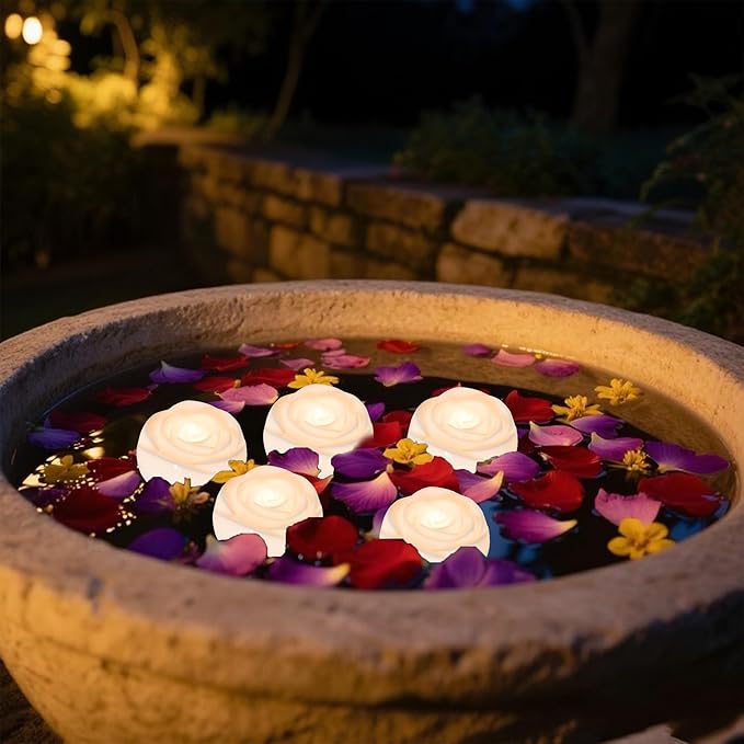 Aignis 36pcs Flameless LED Floating Candles, 120+ Hours Glow Time, Cozy Light - Image 4