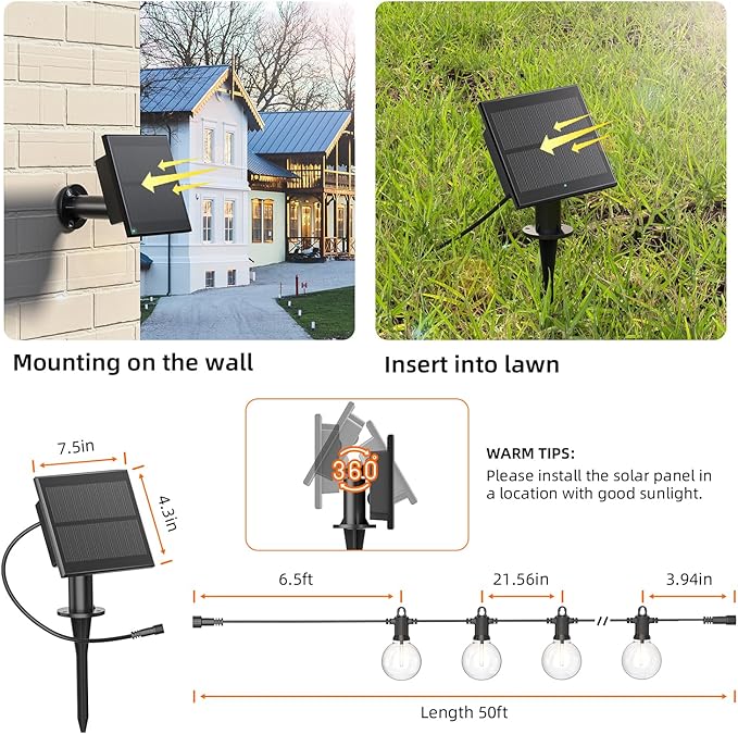 Kawaya Solar Powered String Lights - Image 2