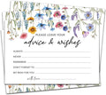 Advice And Wishes Cards, Wildflowers Advice Cards by Unknown
