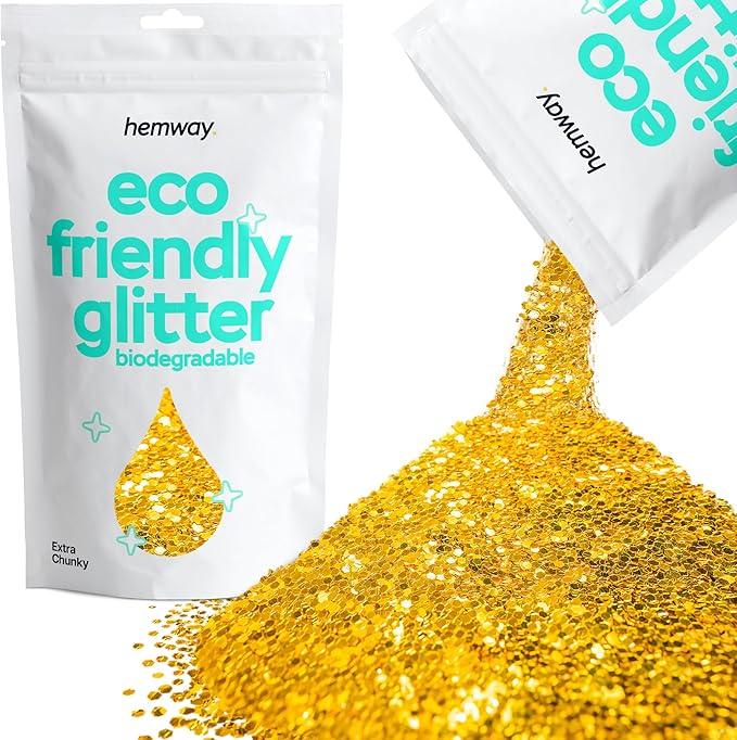 Hemway Eco Friendly Biodegradable Glitter 100g / 3.5oz Bio Cosmetic Safe by Hemway