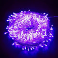 Purple String Lights, 33ft 100 LED 8 Modes Clear Wire Plug in Christmas Easter by JACUXLSS