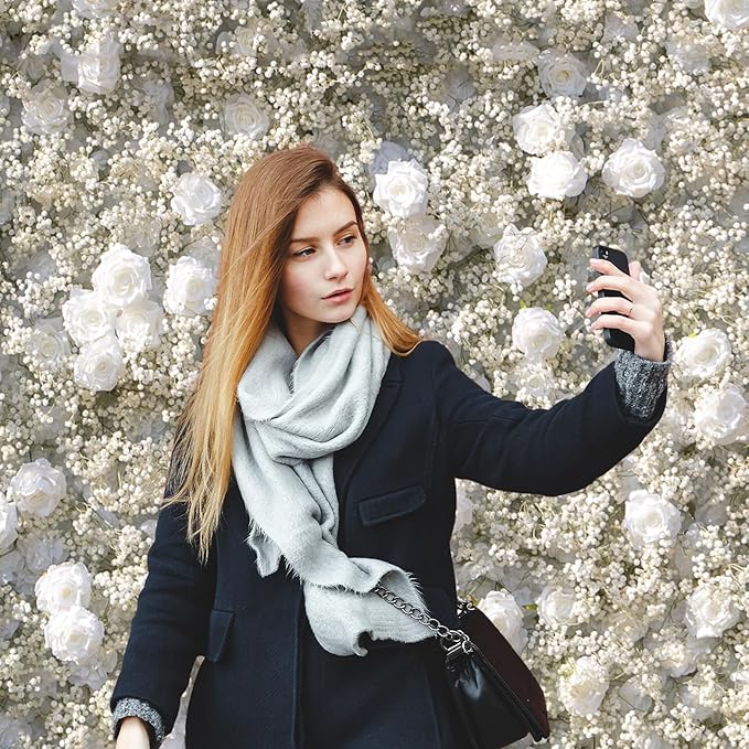 Artificial Flower Wall Panels, Luxury 5D Silk Babybreath Backdrop Decor - Image 2