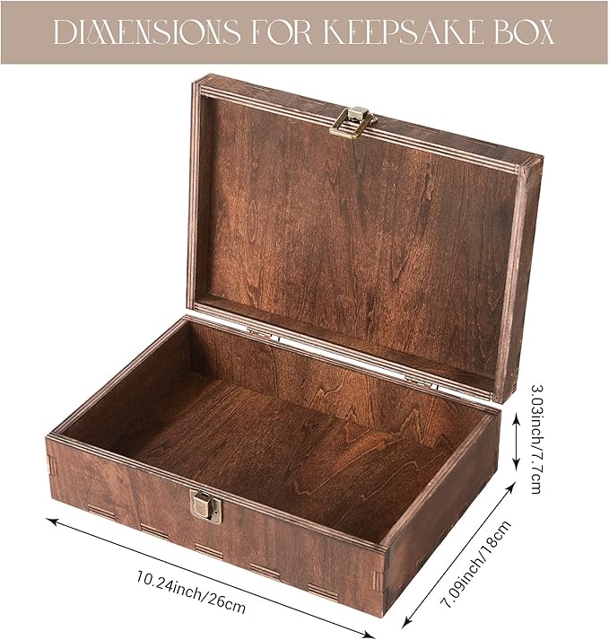 AW BRIDAL Wedding Keepsake Box - Image 2