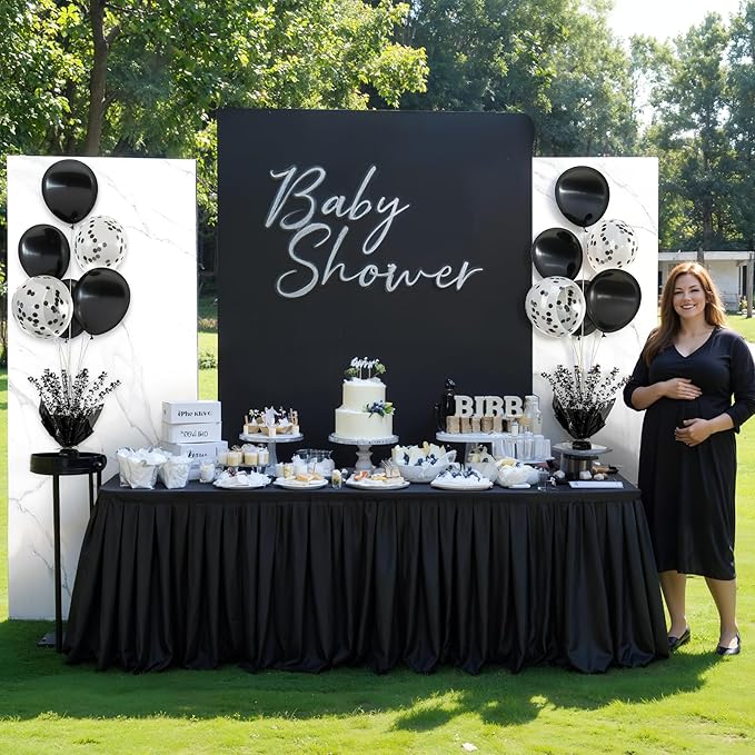 6 Set Black Balloon Table Centerpieces - Image 4