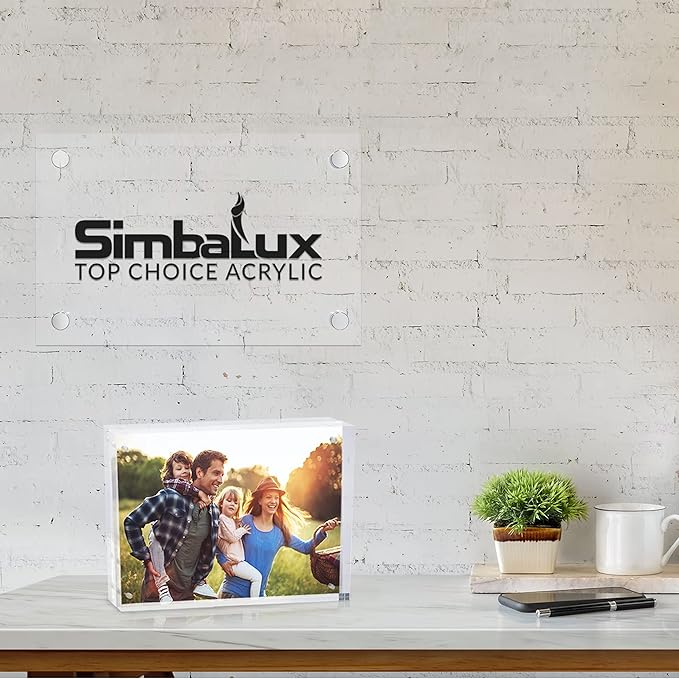 SimbaLux Magnetic Acrylic Picture Photo Frame 6x8 inches - Image 9