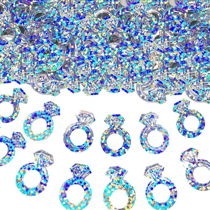 Confetti Ring Sequins Table Confetti Metallic Foil Sprinkles or DIY Birthday by JNSAXMI