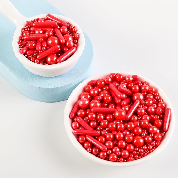 Kasvan Red Mix Sugar Sprinkles - Image 5