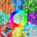HOME LIGHTING Window Curtain String Lights, 300 LED RGB 16 Colors Changing by LJLNION