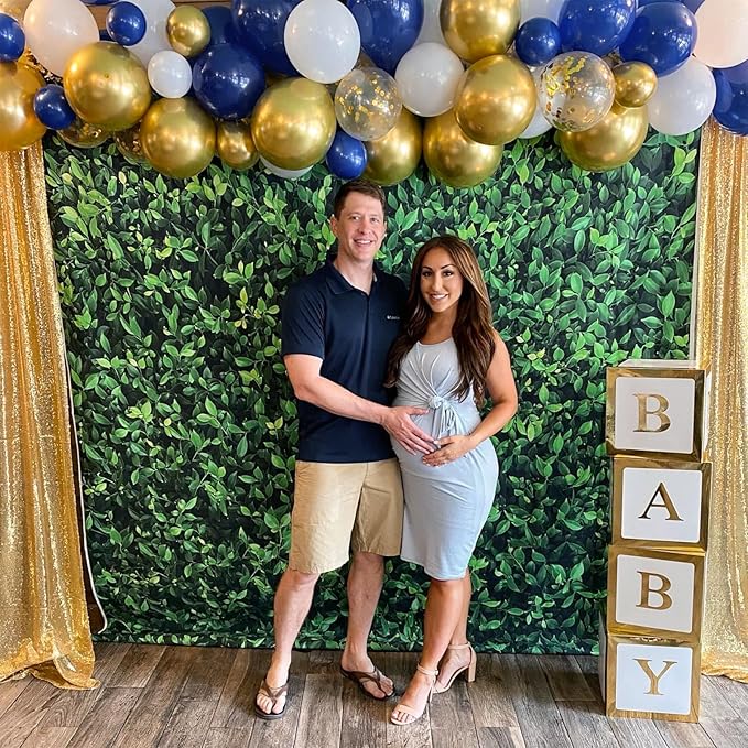 Netnology Navy Blue Gold Balloons Set - Image 6