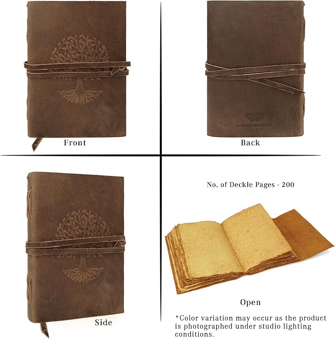 LUXEORIA Tree Of Life Leather Journal - Image 6