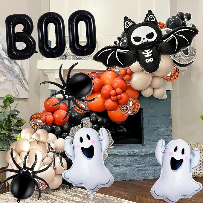 Halloween Balloons Decorations, Spider Foil Balloon - Image 4