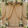 10ft x 15ft Beige Wrinkle Free Backdrop Curtains by ENJOYYOURPARTY