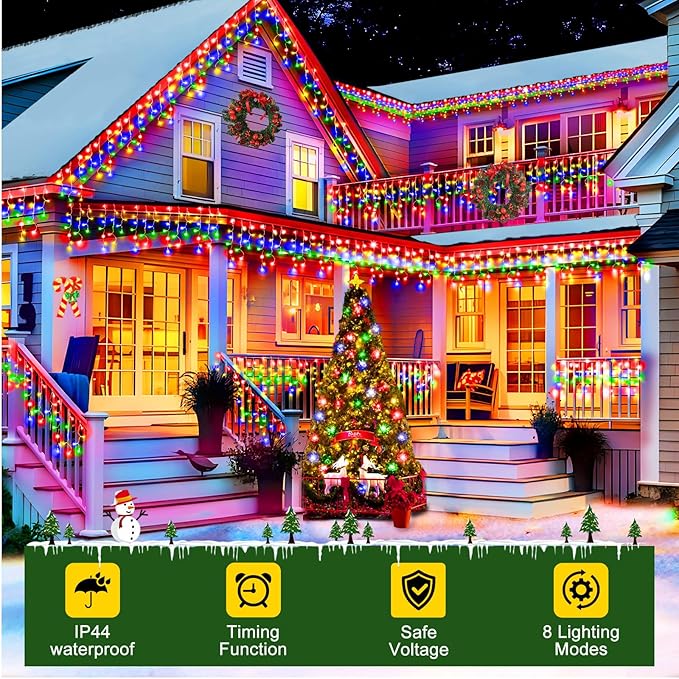 KNONEW 99ft 960 LED Christmas Lights Outdoor Decorations - Image 5