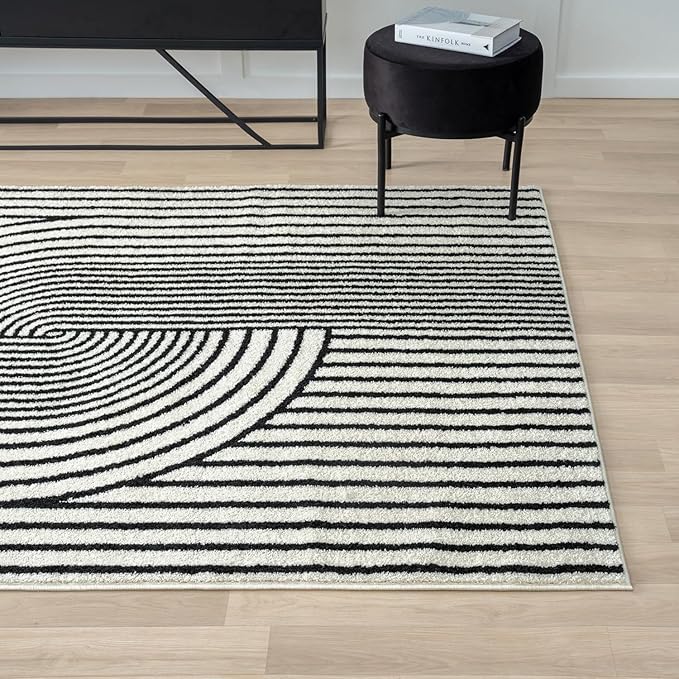 Abani Rugs Nuevo NUE150A Beige Arch Pattern Knot Area Rug - Image 6