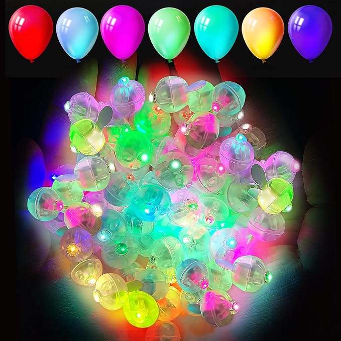 Aogist 200pcs Multicolor Balloon Light, Long Standby Time Waterproof Mini Ball by Aogist