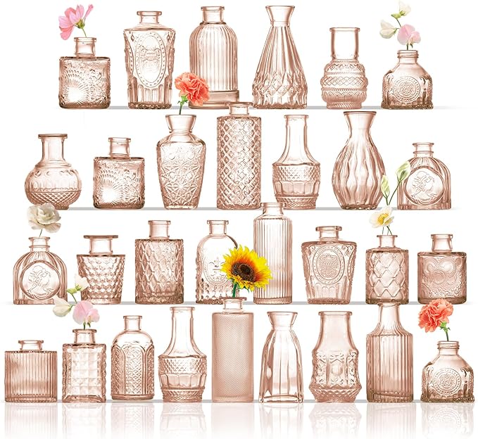 Bud Vases in Bulk 30, Glass Vases by ROLLSCERAY