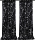 Black Big Payette Sequin Backdrop by Fanqisi