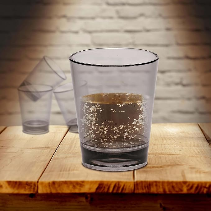 DISCOUNT PROMOS Translucent Plastic Shot Glasses 1.5 oz. Set of 10, Bulk Pack - Image 7
