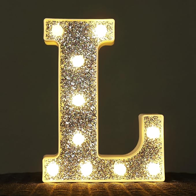 Glitter Light Up Signs for Events, Promotion or Engagement Decor by NWLIGHT
