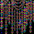 60feet UV Neon Paper Garland Stripe Neon Streamers Black Light Neon by WELITTCON