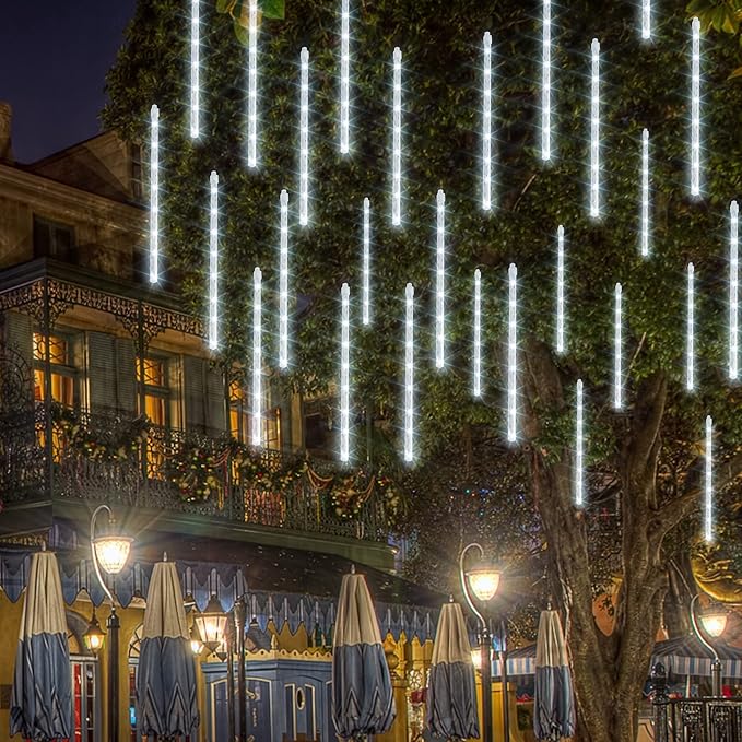 Dazzle Bright Christmas Lights Outdoor, 288LED Meteor Shower Rain Lights 12 - Image 7