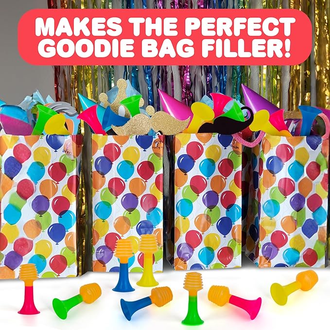 ArtCreativity Mini Push Trumpet Party Blowers, Easter Basket Essentials - Image 8