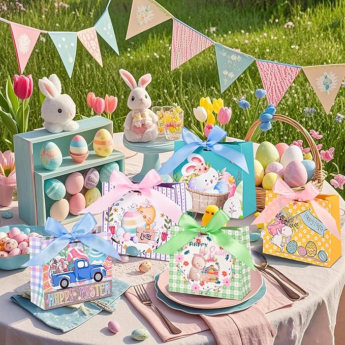 24Pack Small Easter Bags for Goodies, 4.5×3.9×1.8inch Small Easter Treat Bags - Image 5