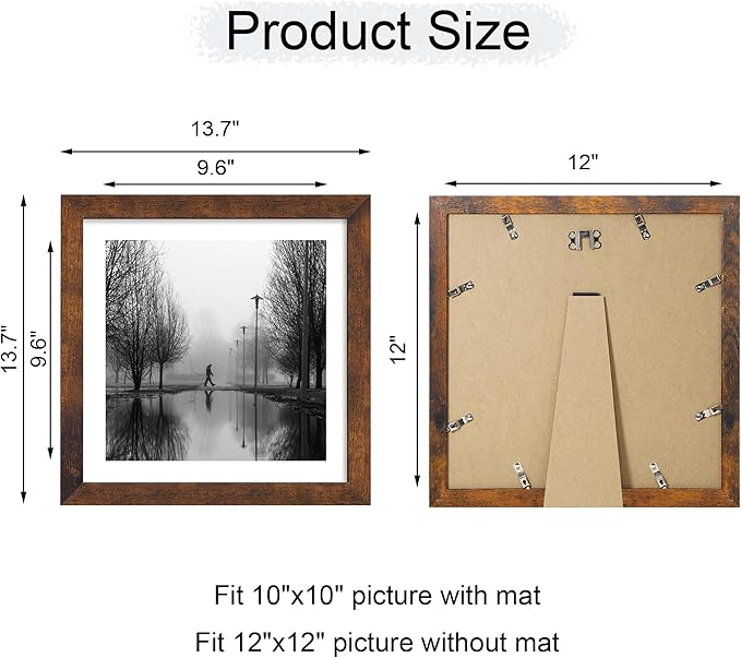 12x12 Picture Frame Set of 4 - Image 4