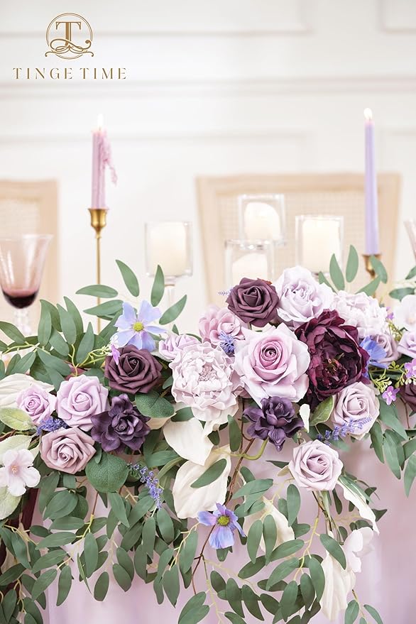 TINGE TIME Artificial Sweetheart Flower Swag - Image 5