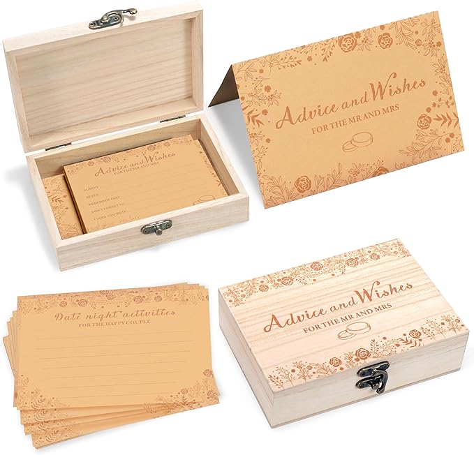 Advice And Wishes For The Mr And Mrs, Wedding Advice Cards For Bridal Shower by Amzsudy
