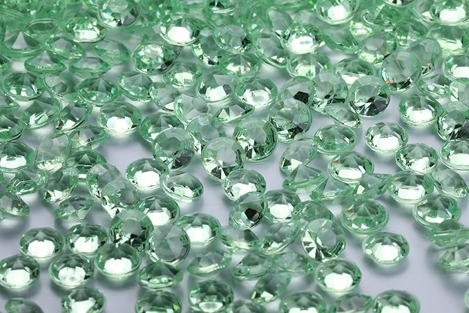 5000 pcs/Pack Wedding Table Scatter Confetti Crystals Acrylic Diamonds 6 mm by Angzhia