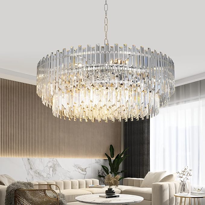 Crystal Chandelier Lighting 39'' by Lt-vtLighting