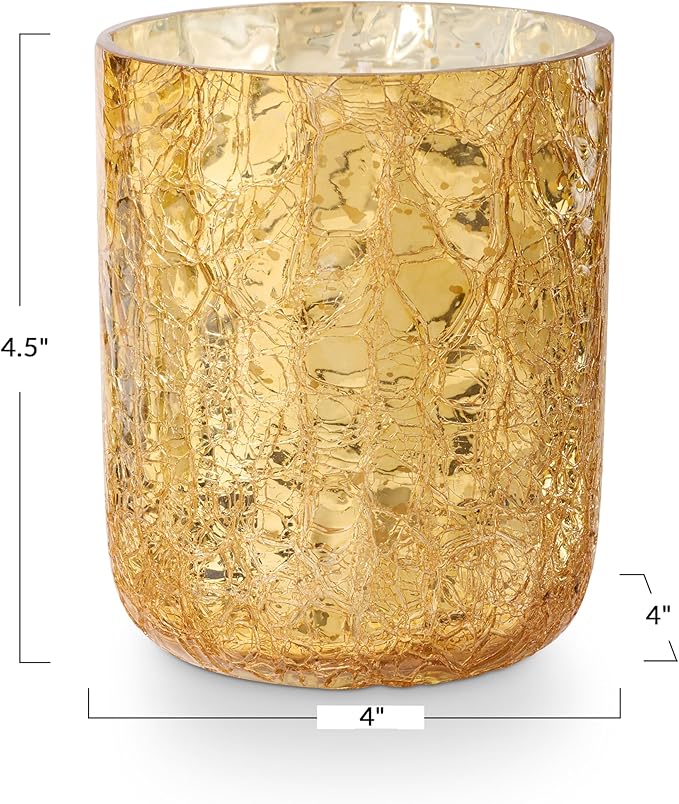 ILLUME Small Boxed Crackle Glass Candle, Cardamom Pomander - Image 6