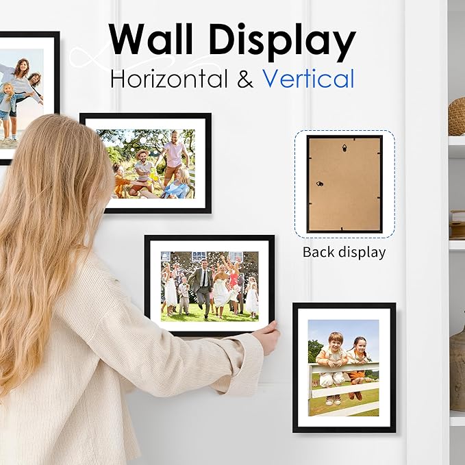 FIXSMITH A4 Picture Frame Set of 2, Display Pictures 6x8 - Image 5
