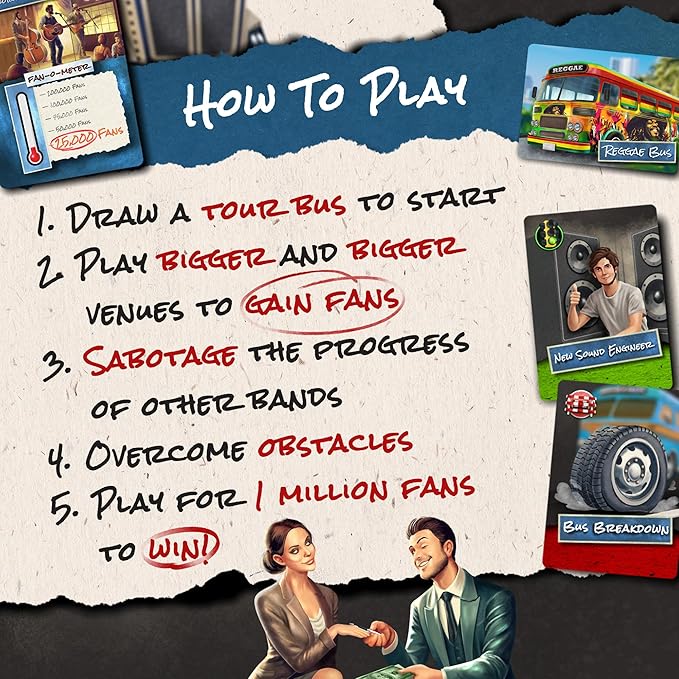 On Tour – Music Themed Card Game - Image 3