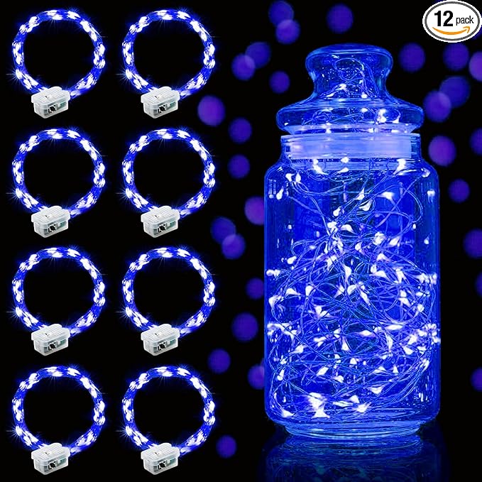 Aogist Led Fairy Lights 3 Modes Battery Operated String Lights Waterproof by Aogist